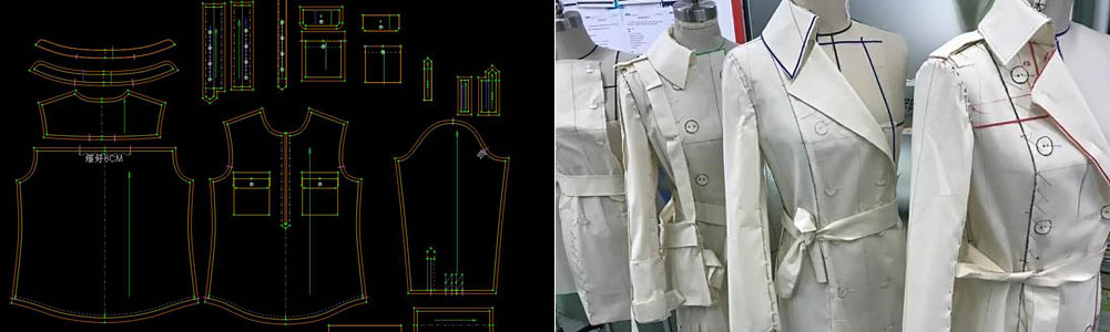 Garment pattern making - Clothing manufacturer service - 2 Garment pattern making and construction