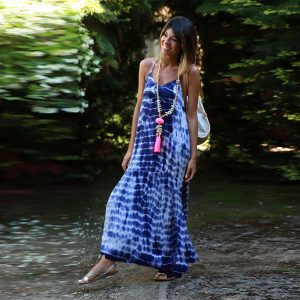 Wholesale tie dye dress suppliers custom tie dye clothing manufacturers