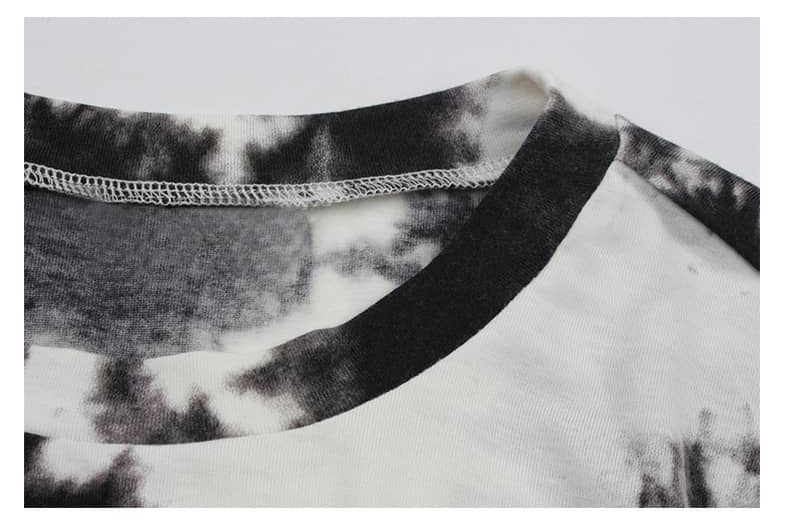 Collar Tie dye long sleeve shirts wholesale