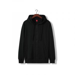 Custom 100% cotton zipper hoodies